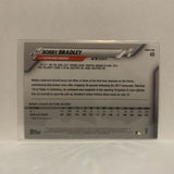 #40 Bobby Bradley Cleveland Indians Rookie 2020 Topps Series One Baseball Card JB