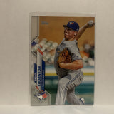 #226 Trent Thornton Toronto Blue Jays 2020 Topps Series One Baseball Card JB