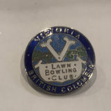 Victoria Lawn Bowling Club British Columbia Logo Lapel Hat Pin AQ