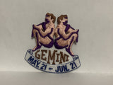 Gemini May 21 June 21 Horoscope Iron On Patch AA