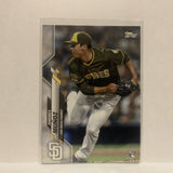 #56 Andres Munoz San Diego Padres Rookie 2020 Topps Series One Baseball Card JB