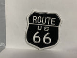 Route US 66 Black Iron On Patch AA
