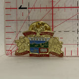City of Red Deer Coat of Arms Alberta Lapel Hat Pin
