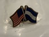 USA Honduras Friendship Flags Lapel Hat Pin