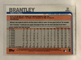 #51 Michael Brantley Cleveland Indians 2019 Topps Series One Baseball Card