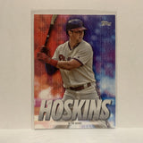 RH-4 Rhys Hoskins Philadelphia Phillies In The Books 2020 Topps Series One Baseball Card JB