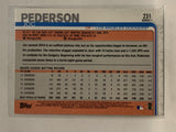 #231 Joc Pederson Los Angeles Dodgers 2019 Topps Series One Baseball Card