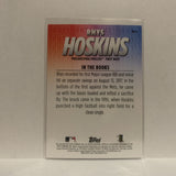 RH-4 Rhys Hoskins Philadelphia Phillies In The Books 2020 Topps Series One Baseball Card JB