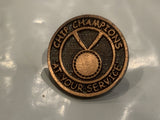Chip Champions At Your Service Lapel Hat Pin