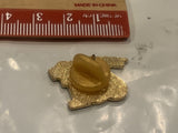 I Love Volleyball Lapel Hat Pin