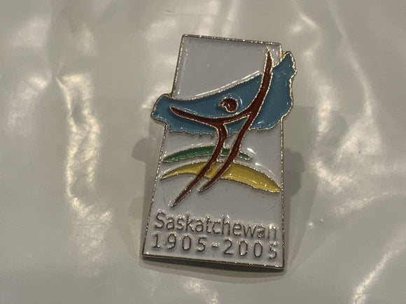 Saskatchewan 1905 2005 Lapel Hat Pin