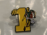 #1 Soccer Player Lapel Hat Pin
