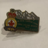 The Royal Canadian Legion Three Sister's Branch #3 Canmore AB Lapel Hat Pin AQ
