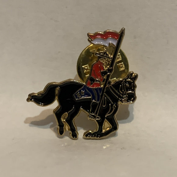 RCMP Mountie Riding a Horse Musical Ride Lapel Hat Pin