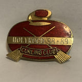 Holyrood 88 89 Curling Club Lapel Hat Pin