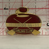 Holyrood 88 89 Curling Club Lapel Hat Pin
