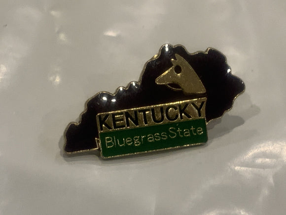 Kentucky Bluegrass State Lapel Hat Pin