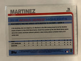 #76 J.D. Martinez 2018 World Series Highlights Boston Red Sox 2019 Topps Series One Baseball Card