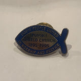 Ponoka United Church 1895 1995 God's People United Lapel Hat Pin AQ