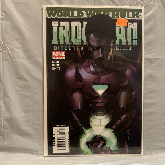#20 Iron Man Director of S.H.E.I.L.D. World War Hulk Marvel Comics BD 8457