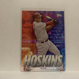 RH-9 Rhys Hoskins Philadelphia Phillies Hot Skins 2020 Topps Series One Baseball Card JC