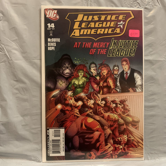 #14 Justice League of America At the Mercy of the Injustice League DC Comics BD 8463