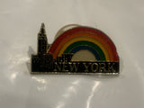New York City Rainbow Lapel Hat Pin