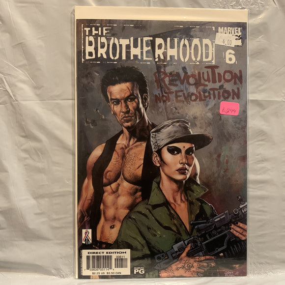 #6 The Brotherhood Revolution Not Evolution Marvel Comics BD 8467