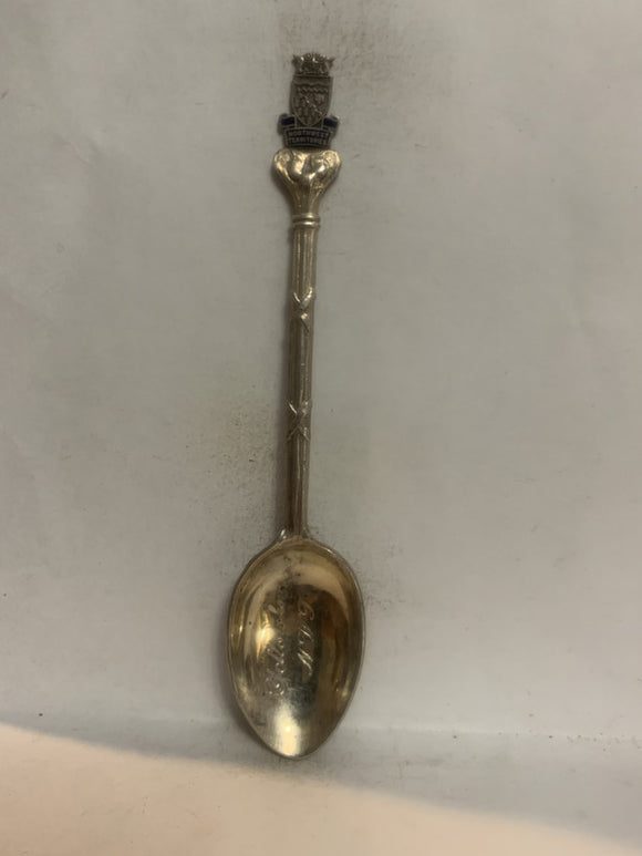 Yellowknife Northwest Territories Crest Emblem Souvenir Spoon