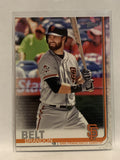 #148 Brandon Belt San Francisco Giants 2019 Topps Series One Baseball Card