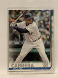 #230 Miguel Cabrera Detroit Tigers 2019 Topps Series One Baseball Card