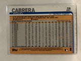#230 Miguel Cabrera Detroit Tigers 2019 Topps Series One Baseball Card