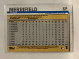 #238 Whit Merrifield Kansas City Royals 2019 Topps Series One Baseball Card