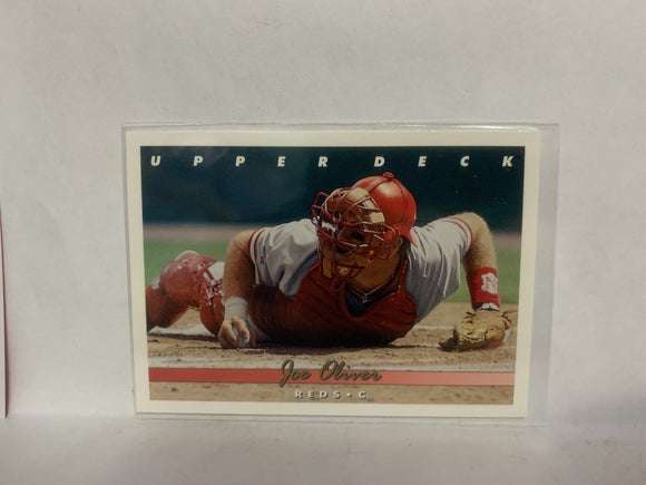 #234 Joe Oliver Cincinnati Reds 1992 Upper Deck Baseball Card NA