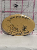 Mow-Over-Morris M.T.U. Homecoming Logo  Button Pinback
