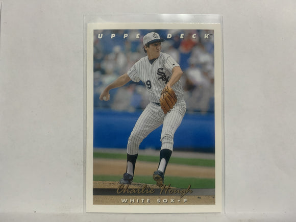 #207 Charlie Hough Chicago White Sox 1992 Upper Deck Baseball Card NB