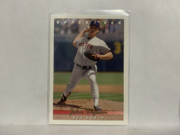 #409 John Dopson Boston Red Sox 1992 Upper Deck Baseball Card NB