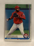 #62 Elvis Andrus Texas Rangers 2019 Topps Series One Baseball Card
