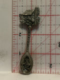 The Ozarks Cabin Missouri Pewter Souvenir Spoon