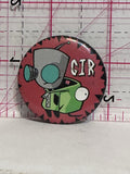 GIR Invader Zim  Button Pinback