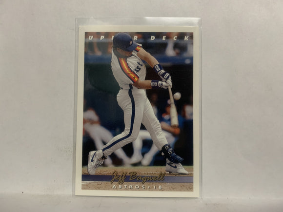 #256 Jeff Bagwell Houston Astros 1992 Upper Deck Baseball Card NB