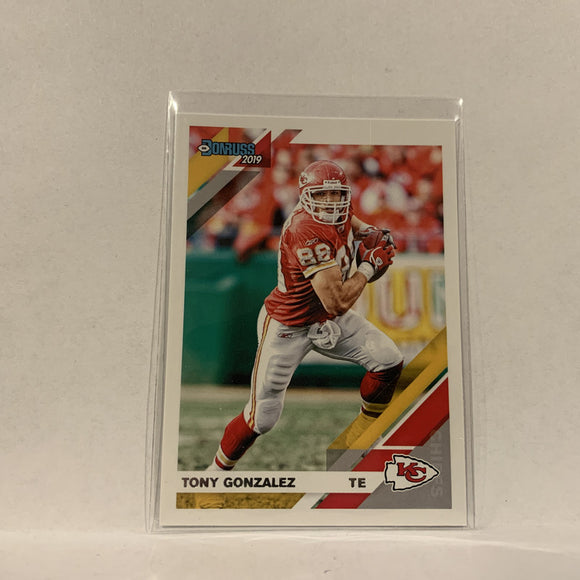#8 Tony Gonzalez Kansas City Chiefs  2019 Panini Football Card AA