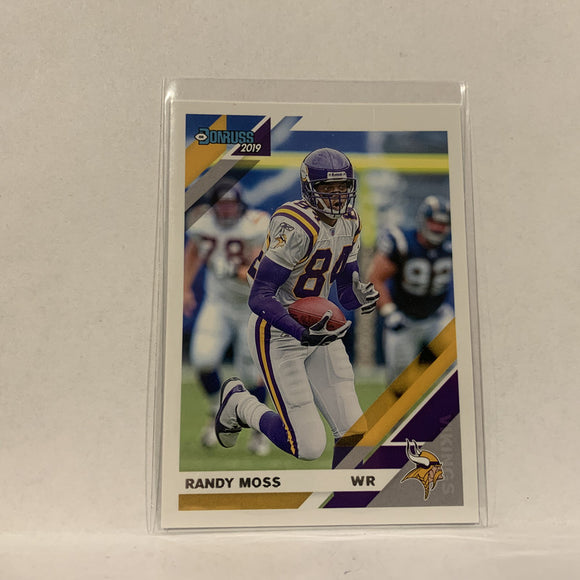 #161 Randy Moss Minnesota Vikings  2019 Panini Football Card AA