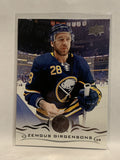 #22 Zemgus Girgensons Buffalo Sabres 2018-19 Upper Deck Series One Hockey Card
