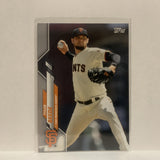 #67 Tyler Beede San Francisco Giants 2020 Topps Series One Baseball Card JD