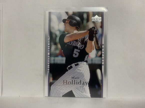 #679 Matt Holiday Colorado Rockies 2007 Upper Deck Series 2 Baseball Card NB