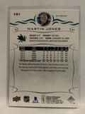 #151 Martin Jones San Jose Sharks 2018-19 Upper Deck Series One Hockey Card
