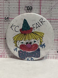 K.C. Fair 1995 Clown  Button Pinback