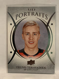#P-18  Teuvo Teravainen UD Portraits Carolina Hurricanes 2018-19 Upper Deck Series One Hockey Card