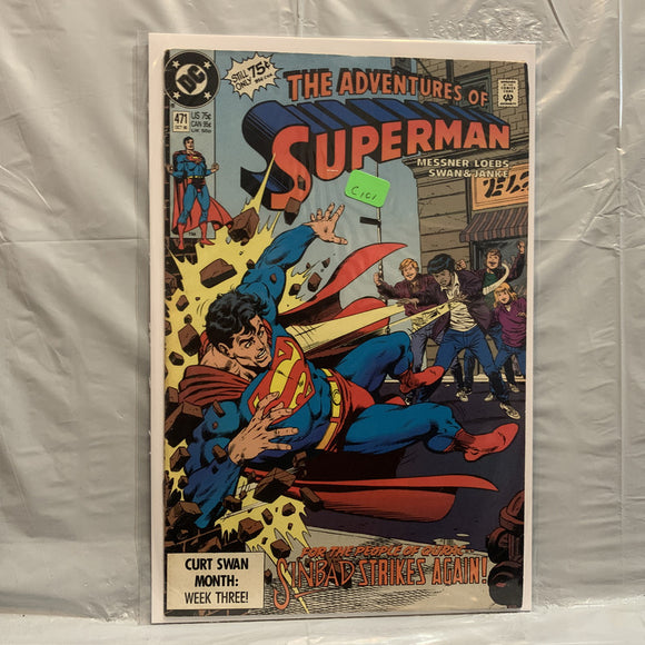 #471 The Adventures of Superman Sinbad Strikes Again DC Comics BE 8526